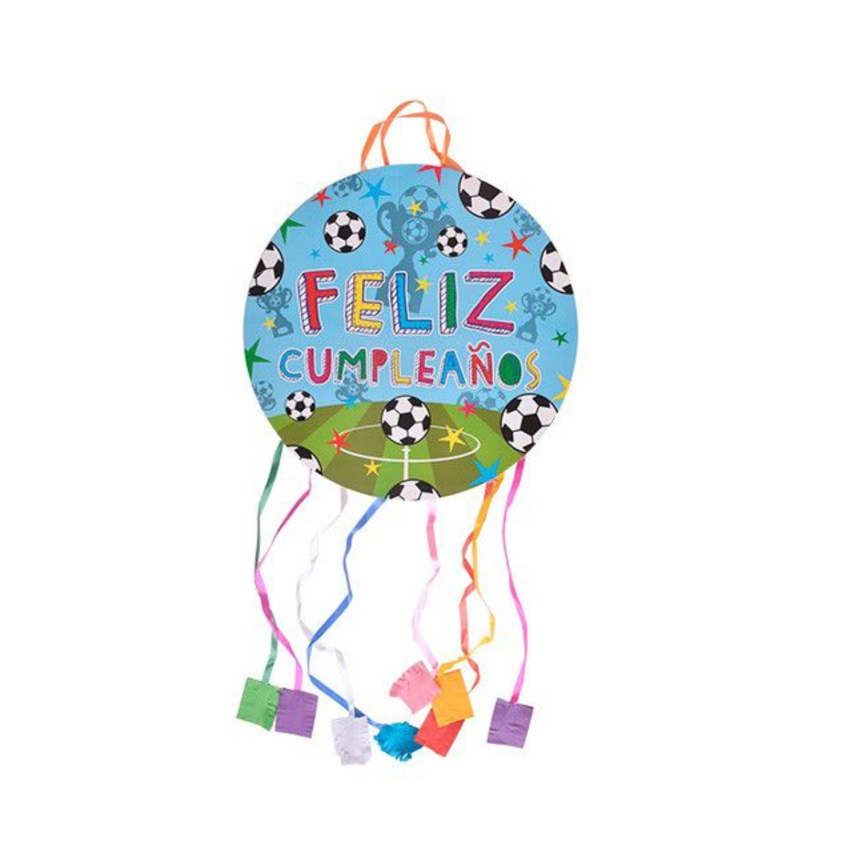 Piñata Mediana Feliz Cumpleaños globos