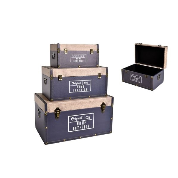 Set de cajas decorativas con tapa deslizante – Guaira